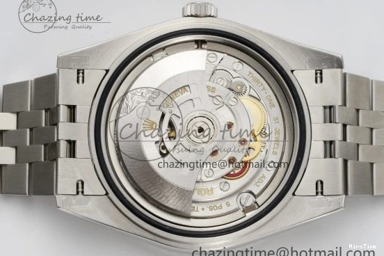 MiroTime 0415 TopPick DateJust 41 SS JDF 904L Steel Blue Textured Dial on Jubilee Bracelet VR3235 V 2235